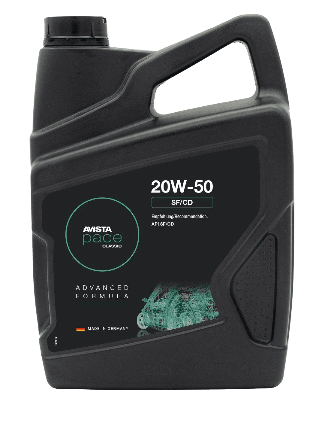 Моторное масло AVISTA PACE CLASSIC SF/CD 20W-50, 5л